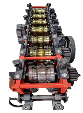 7 Roller Double Design Rolling Shutter Strip Making Machine